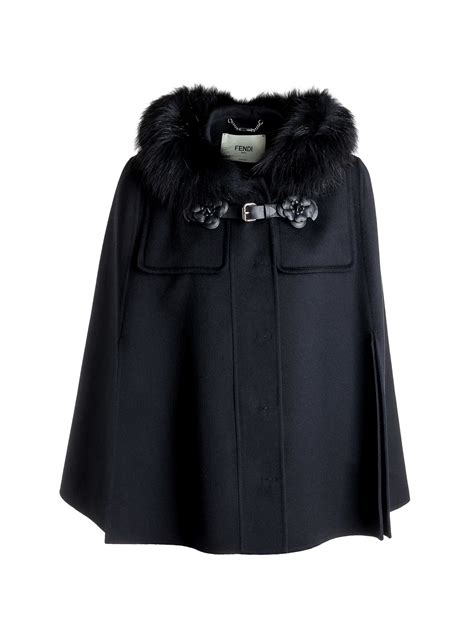 fendi jacket fur hood|Fendi fur jacket women's.